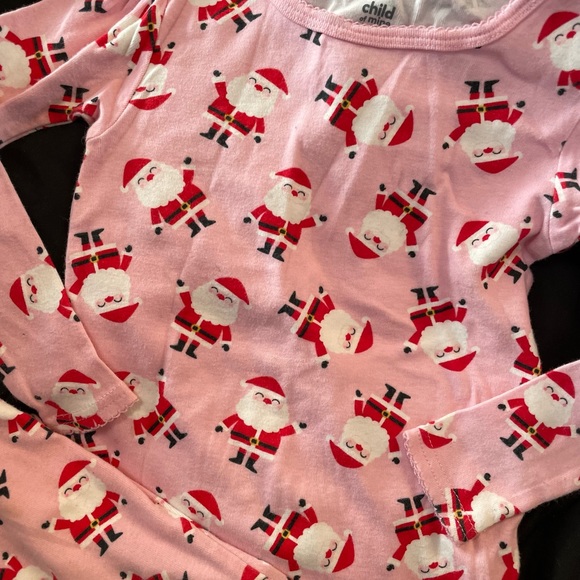 Christmas Carter's Pajamas Santa Pink Sz 4T - Picture 5 of 5